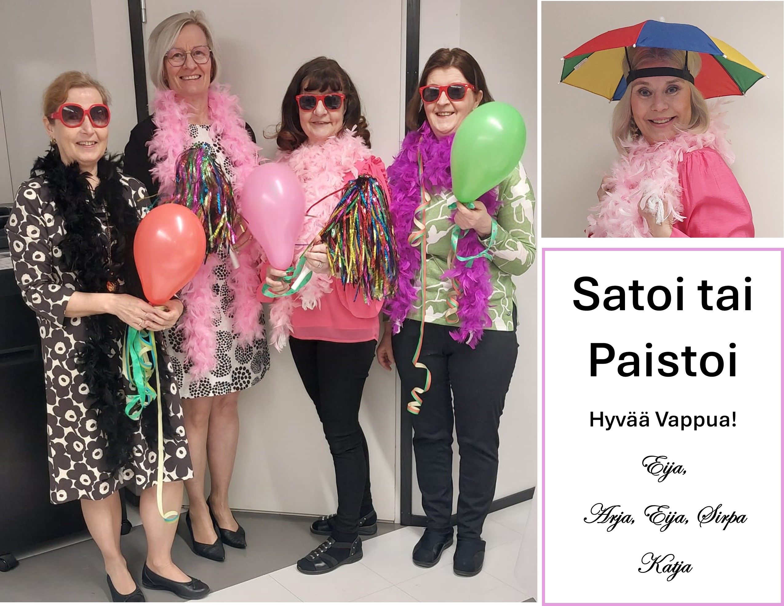 Vapputerveiset PPE-Köökin toimistolta Ylivieskasta